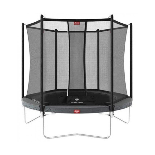 Купити Батут  Berg Favorit Regular 200 см Grey + сітка Safety Net Comfort у Києві - фото №1
